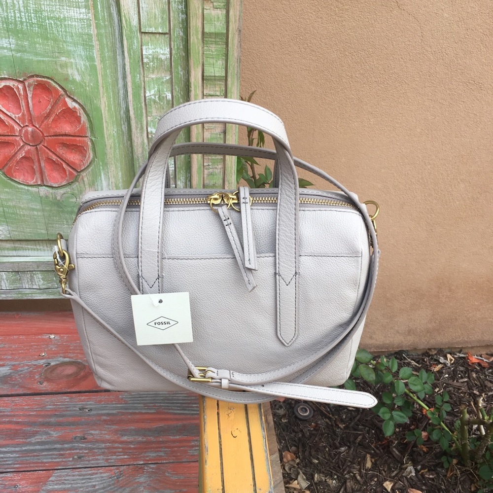 Fossil Sydney Satchel Grey